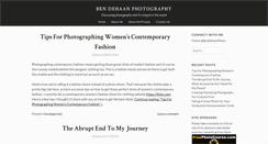 Desktop Screenshot of bendehaanphotography.com